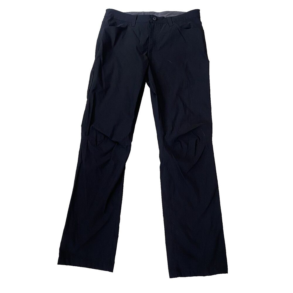 Eddie Bauer Tech Pants Men’s 36x34 Outdoors Active Black Hiking Stretch